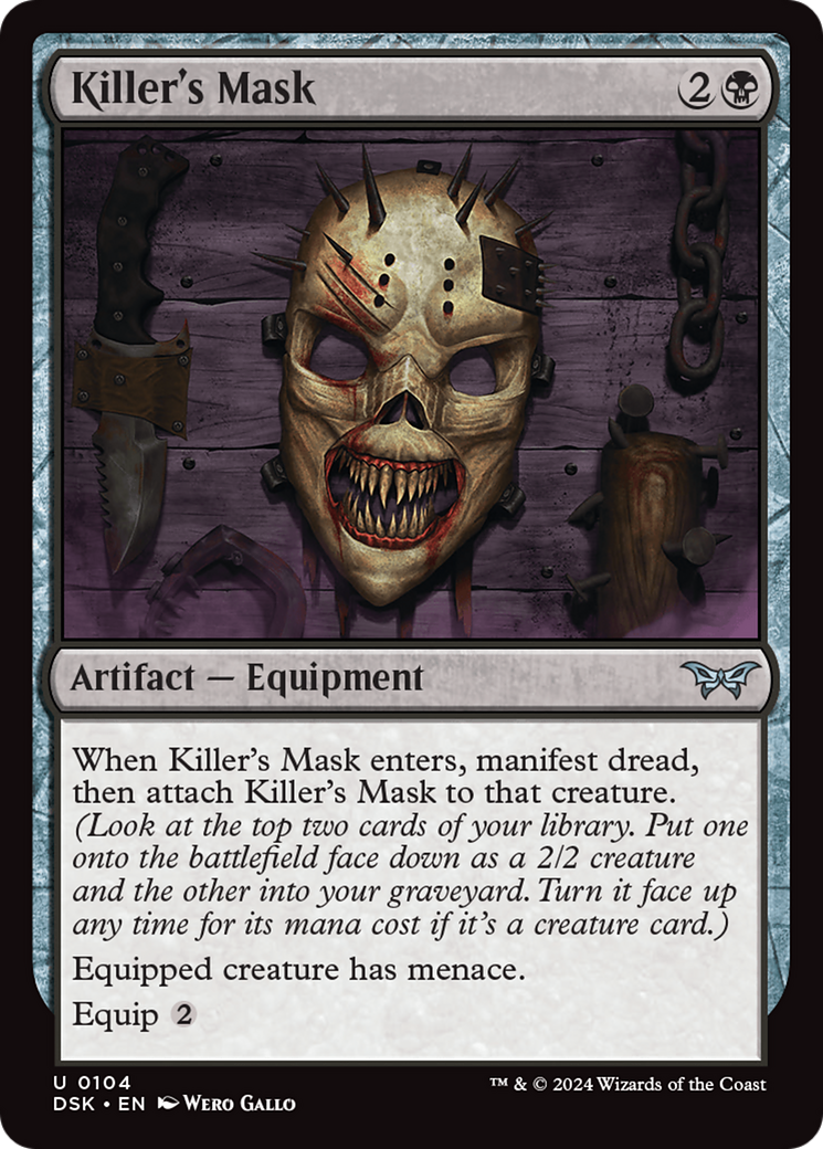 Image of Killer's Mask [Duskmourn: House of Horror]