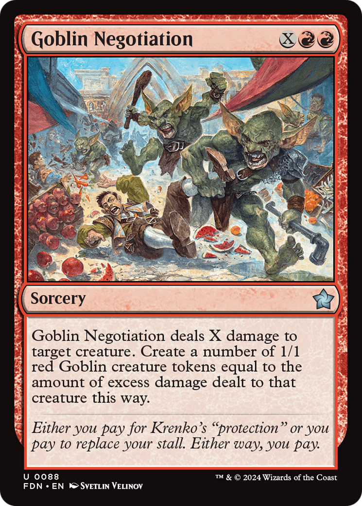 Image of Goblin Negotiation [Foundations]