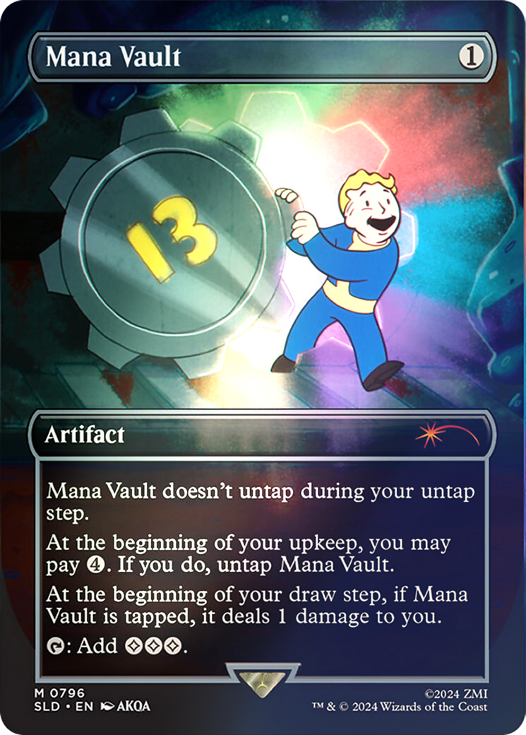 Image of Mana Vault (Rainbow Foil) [Secret Lair Drop Series]