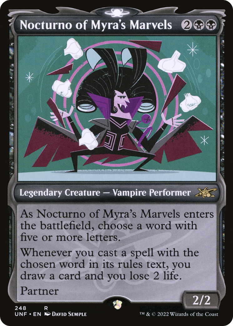 Image of Nocturno of Myra's Marvels (Showcase) [Unfinity]