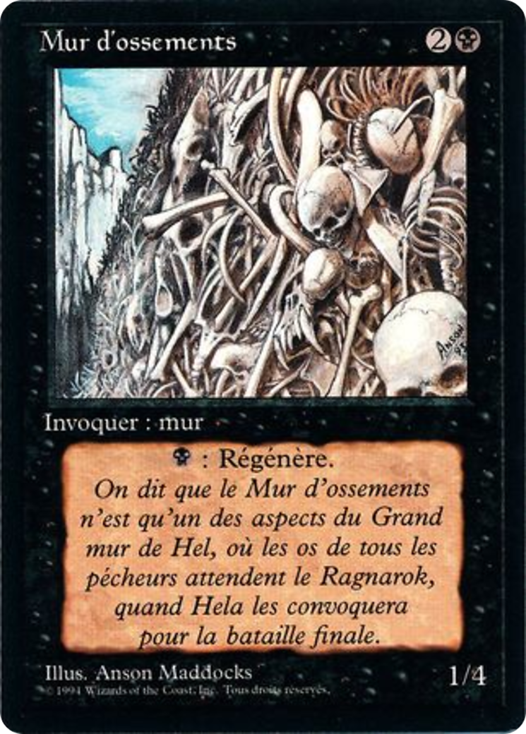 Image of Wall of Bone [Foreign Black Border]