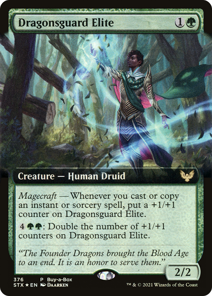 Image of Dragonsguard Elite (Buy-A-Box) [Strixhaven: School of Mages Promos]
