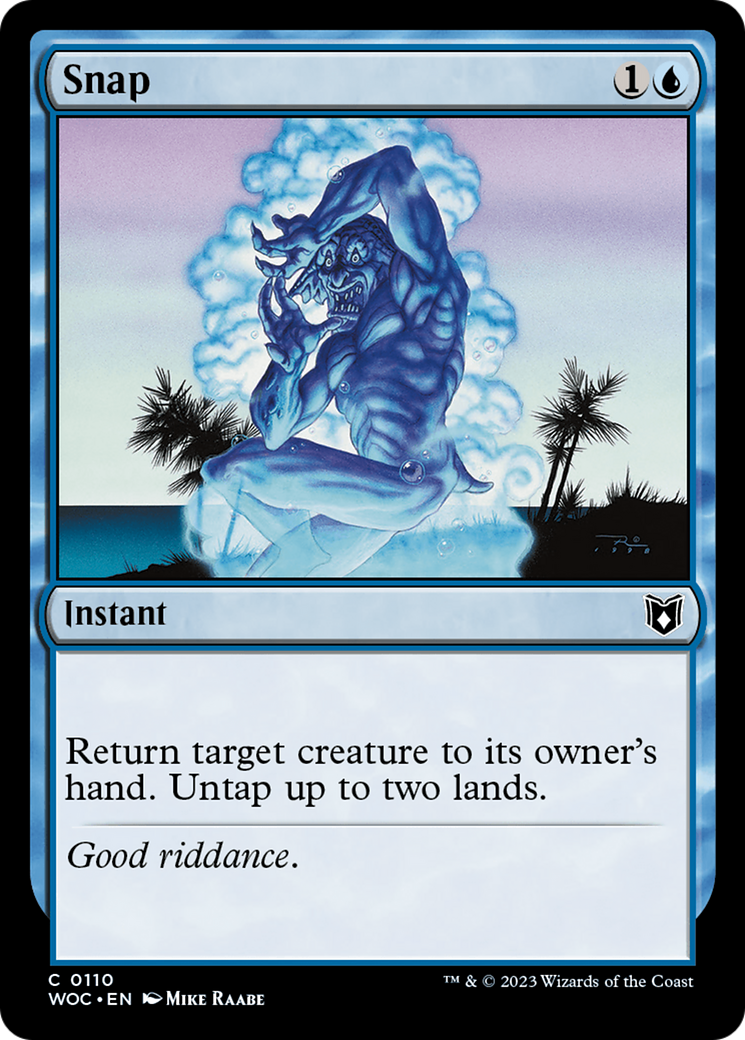 Image of Snap [Wilds of Eldraine Commander]