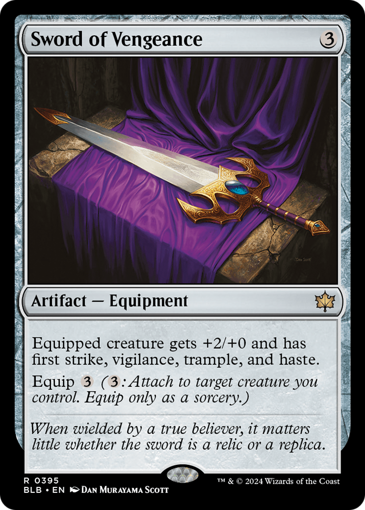 Image of Sword of Vengeance [Bloomburrow]