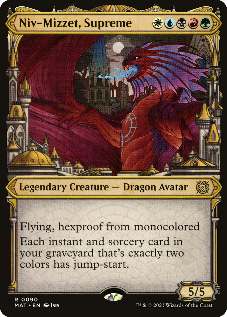 Image of Niv-Mizzet, Supreme (Showcase) [March of the Machine: The Aftermath]