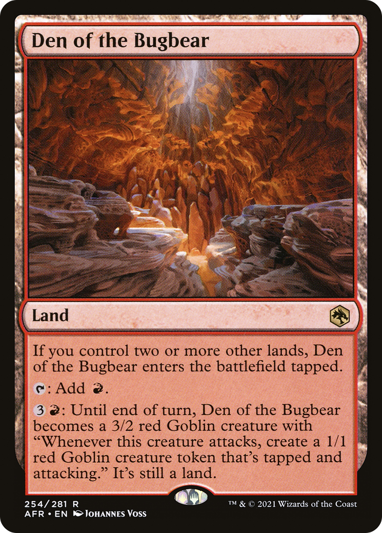 Image of Den of the Bugbear [Dungeons & Dragons: Adventures in the Forgotten Realms]