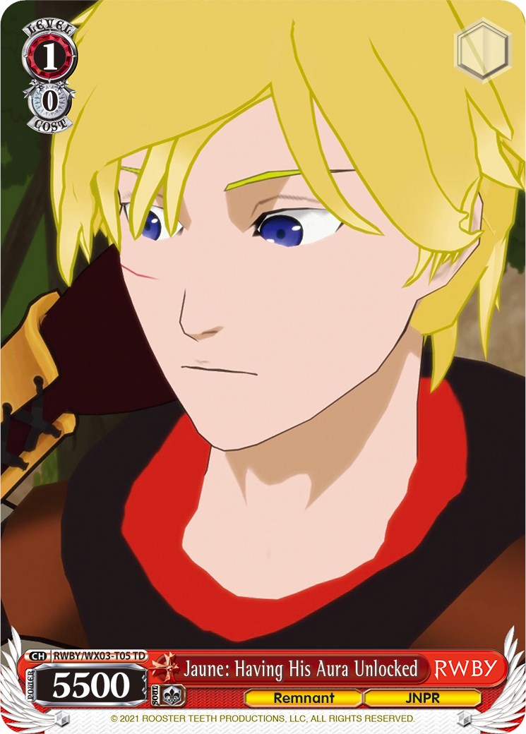 Image of Jaune: Having His Aura Unlocked (RWBY/WX03-T05 TD) [RWBY]
