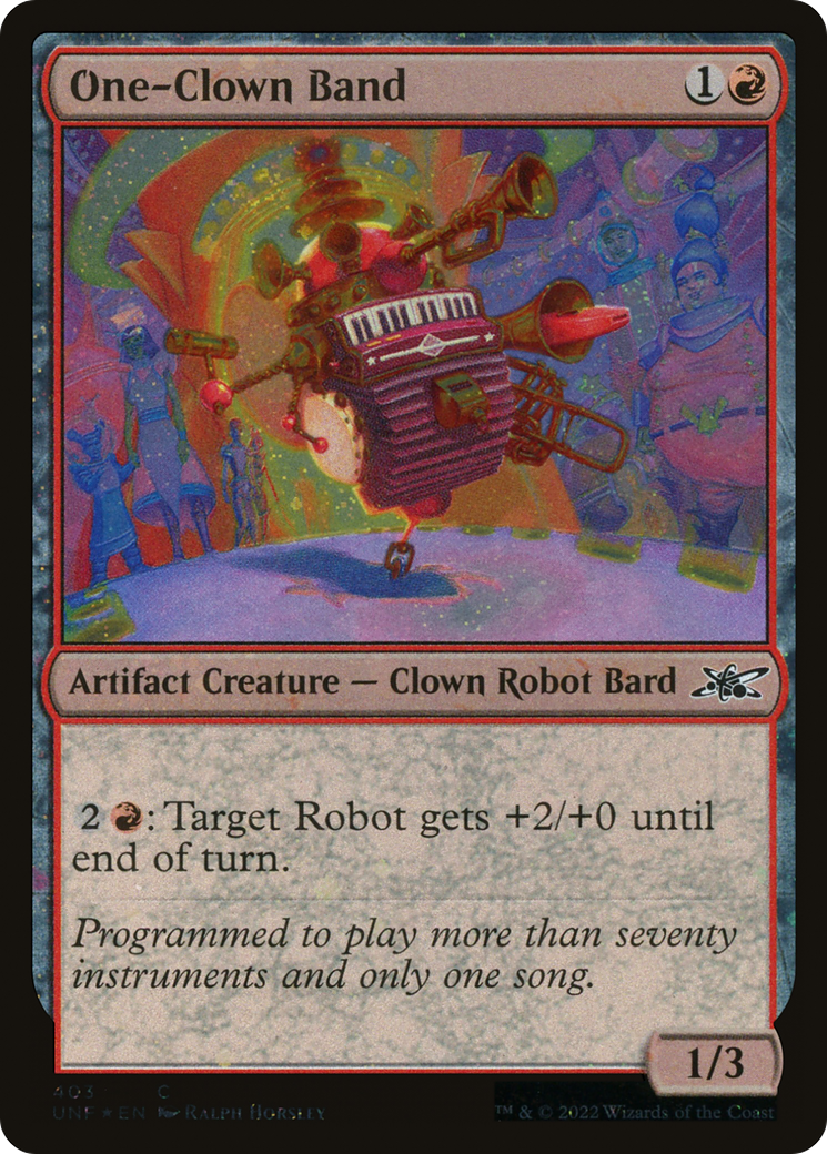 Image of One-Clown Band (Galaxy Foil) [Unfinity]