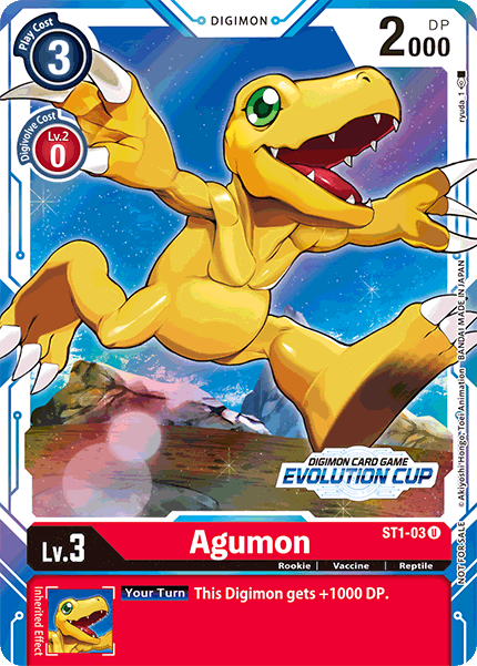 Image of Agumon [ST1-03] (Evolution Cup) [Starter Deck: Gaia Red Promos]