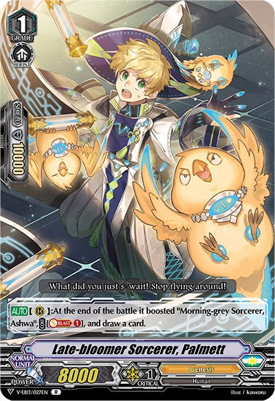 Image of Late-bloomer Sorcerer, Palmett (V-EB13/027EN) [The Astral Force]