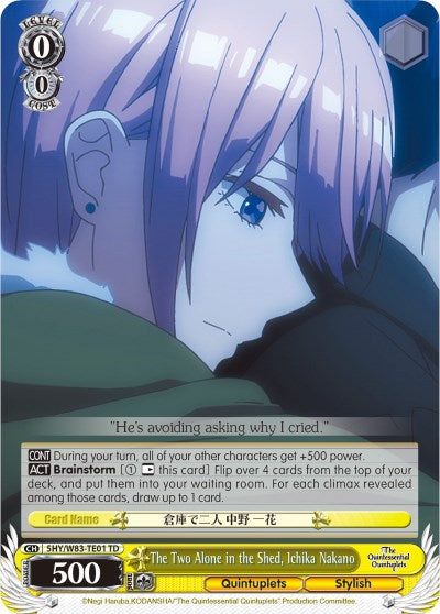 Image of The Two Alone in the Shed, Ichika Nakano (5HY/W83-TE01 TD) [The Quintessential Quintuplets]
