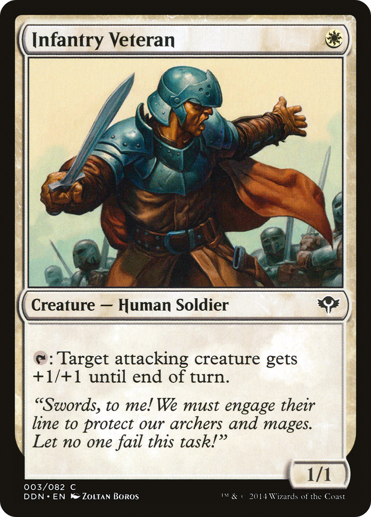 Image of Infantry Veteran [Duel Decks: Speed vs. Cunning]