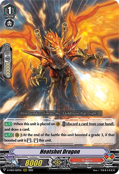 Image of Heatshot Dragon (D-VS03/027EN) [V Clan Collection Vol.3]