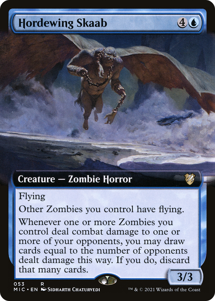 Image of Hordewing Skaab (Extended Art) [Innistrad: Midnight Hunt Commander]