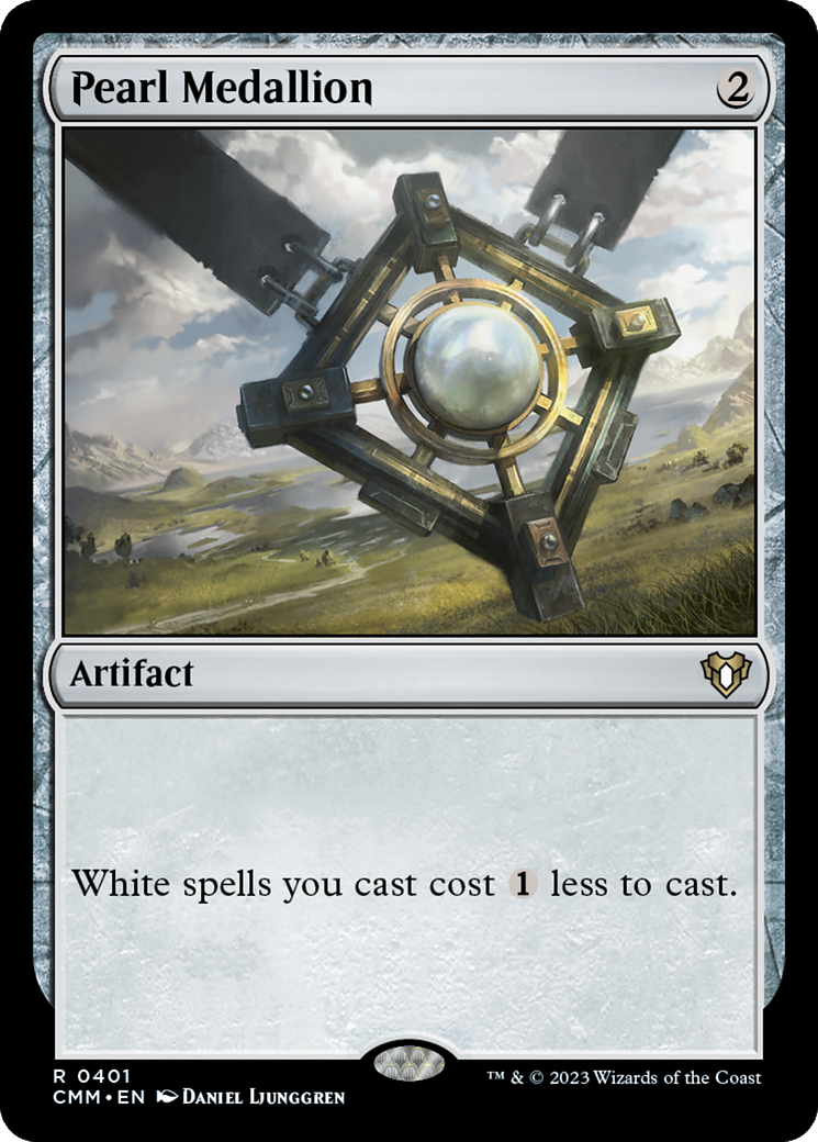 Image of Pearl Medallion [Commander Masters]