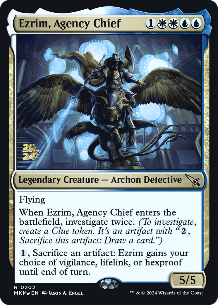 Image of Ezrim, Agency Chief [Murders at Karlov Manor Prerelease Promos]