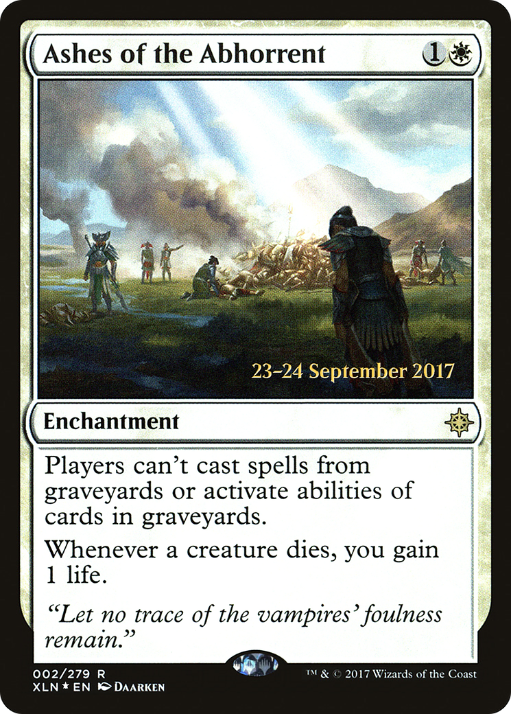 Image of Ashes of the Abhorrent [Ixalan Prerelease Promos]