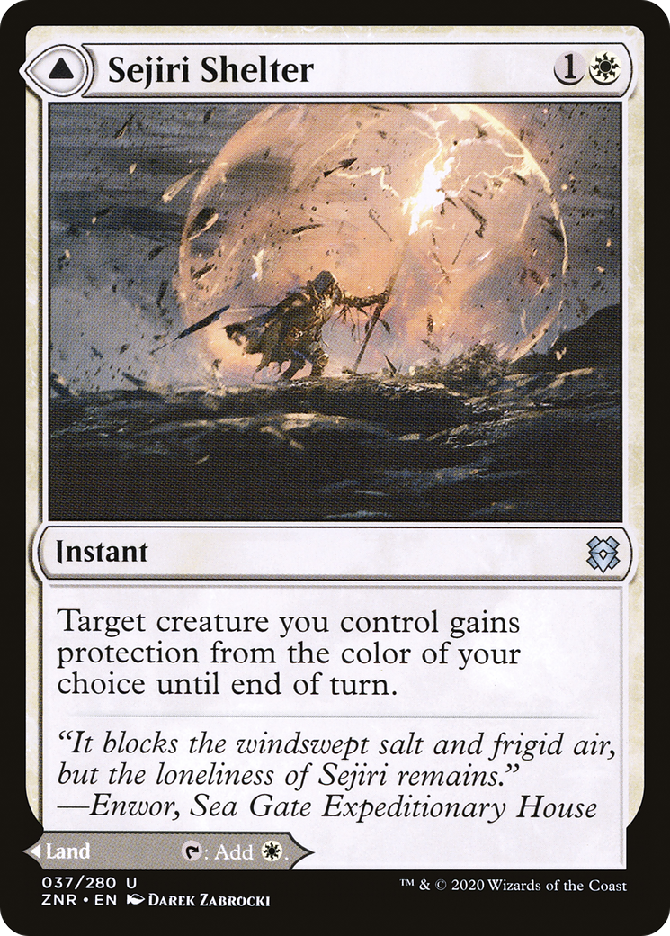 Image of Sejiri Shelter // Sejiri Glacier [Zendikar Rising]