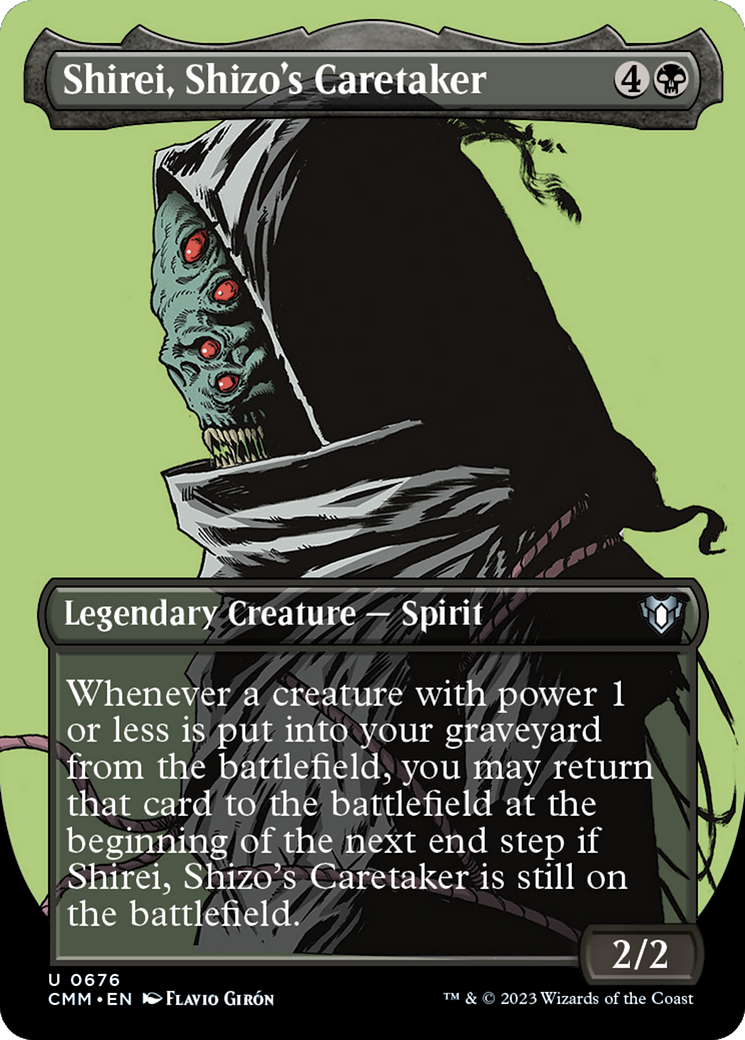 Image of Shirei, Shizo's Caretaker (Borderless Profile) [Commander Masters]