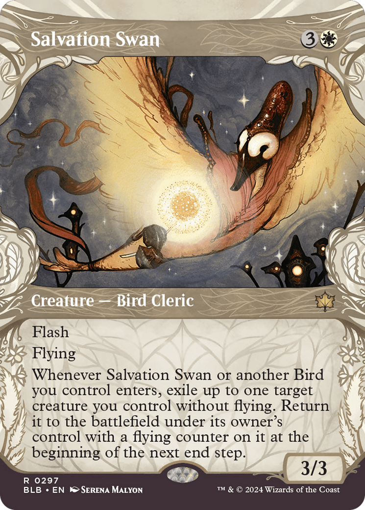 Image of Salvation Swan (Showcase) [Bloomburrow]
