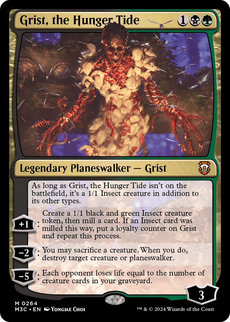 Image of Grist, the Hunger Tide (Ripple Foil) [Modern Horizons 3 Commander]