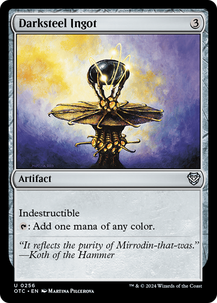 Image of Darksteel Ingot [Outlaws of Thunder Junction Commander]