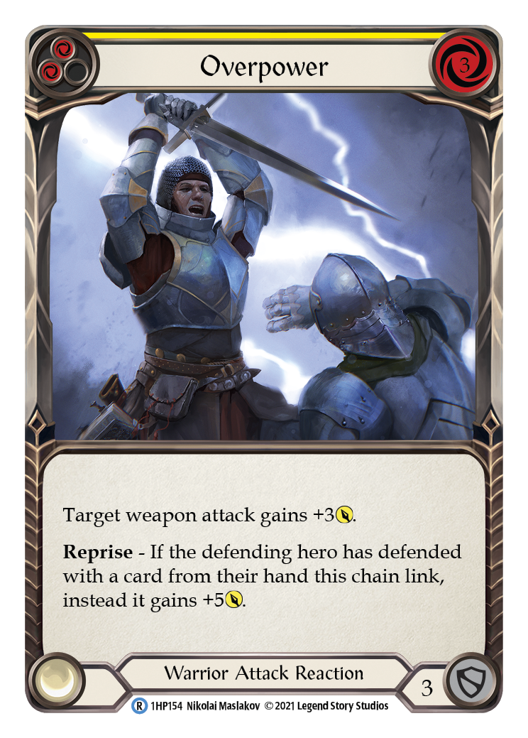 Image of Overpower (Yellow) [1HP154] (History Pack 1)