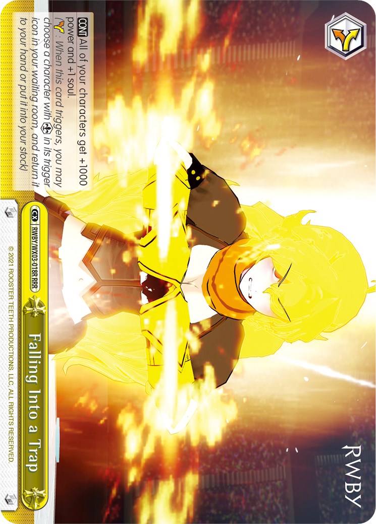 Image of Falling Into a Trap (RWBY/WX03-018R RRR) [RWBY]