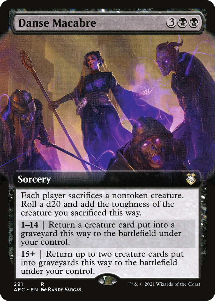 Image of Danse Macabre (Extended Art) [Dungeons & Dragons: Adventures in the Forgotten Realms Commander]