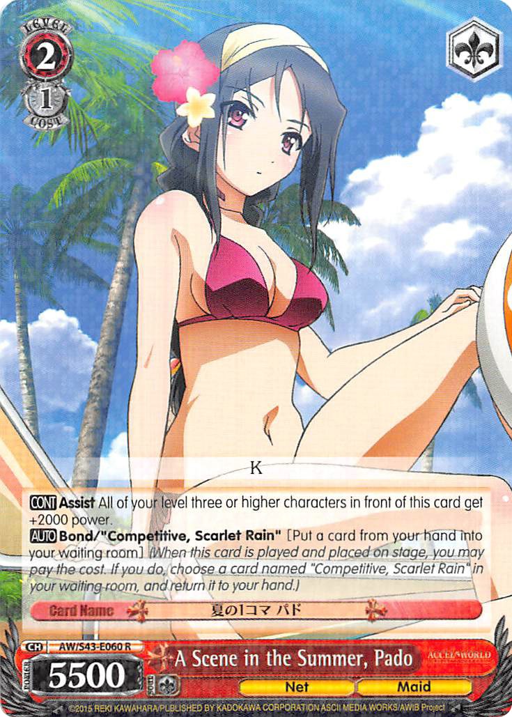 Image of A Scene in the Summer, Pado (AW/S43-E060 R) [Accel World -Infinite Burst-]