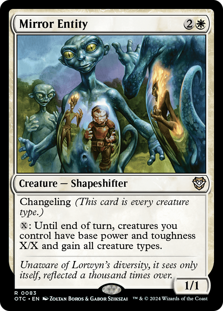 Image of Mirror Entity [Outlaws of Thunder Junction Commander]
