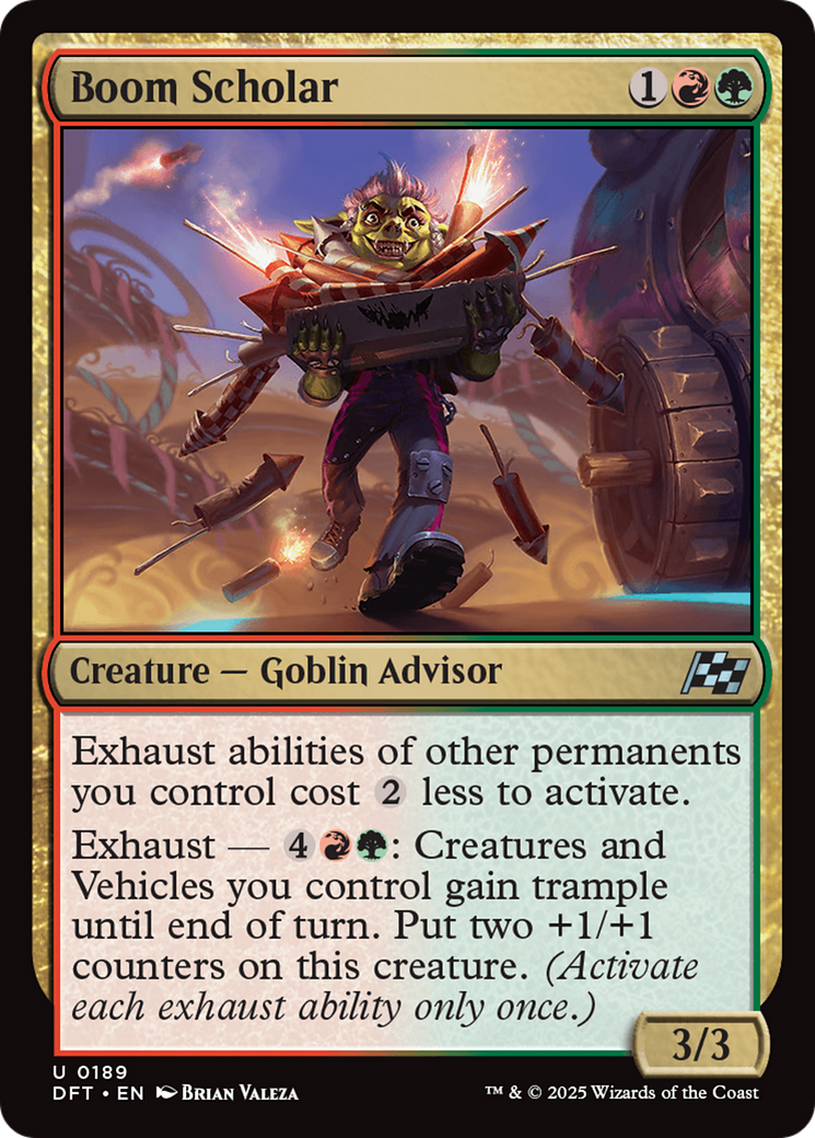 Image of Boom Scholar [Aetherdrift]