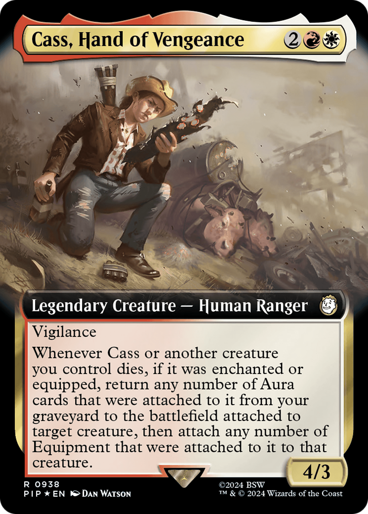 Image of Cass, Hand of Vengeance (Extended Art) (Surge Foil) [Fallout]