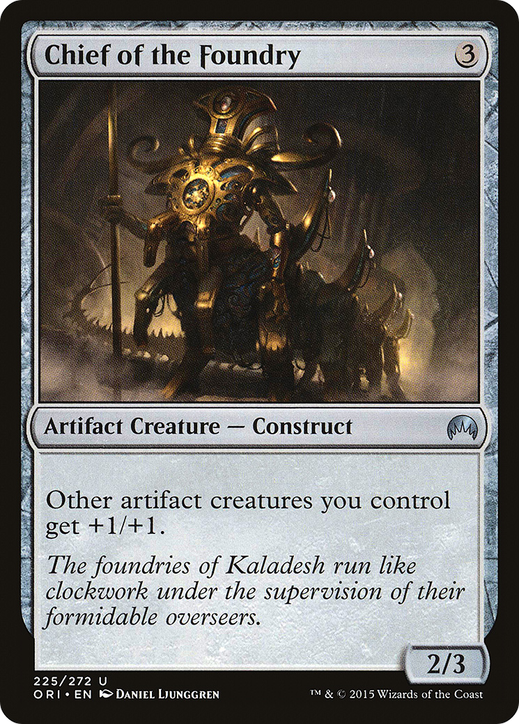 Image of Chief of the Foundry [Magic Origins]