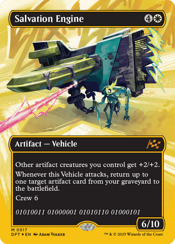 Image of Salvation Engine (Borderless) (First-Place Foil) [Aetherdrift]