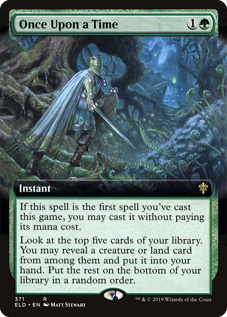 Image of Once Upon a Time (Extended Art) [Throne of Eldraine]