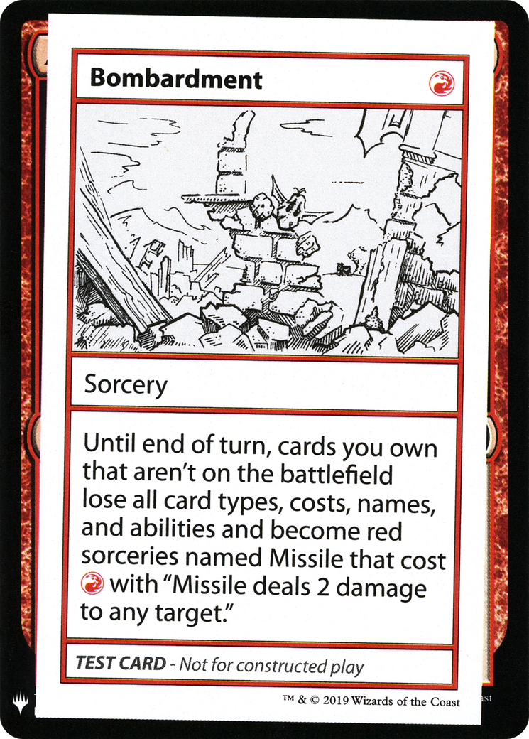 Image of Bombardment [Mystery Booster Playtest Cards]