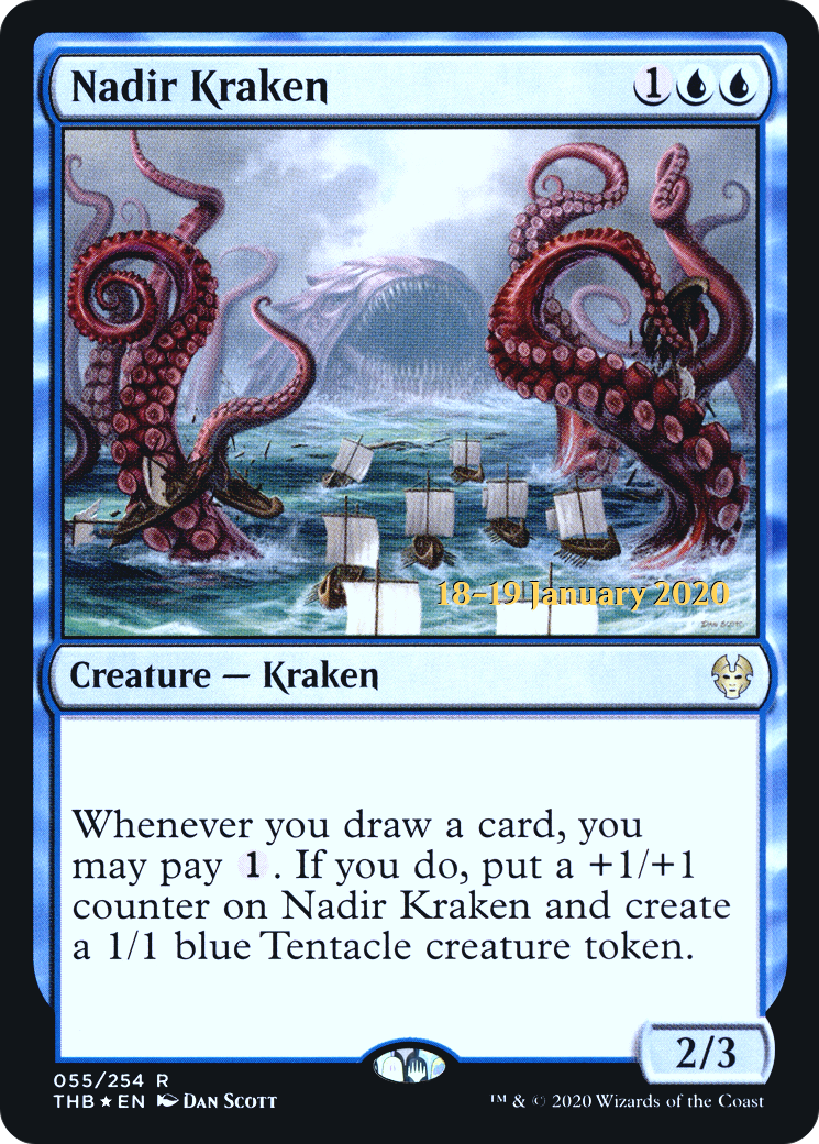 Image of Nadir Kraken [Theros Beyond Death Prerelease Promos]