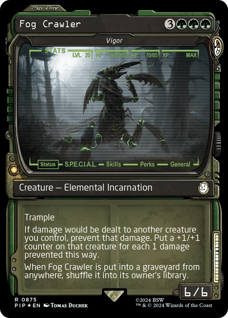 Image of Fog Crawler - Vigor (Showcase) (Surge Foil) [Fallout]