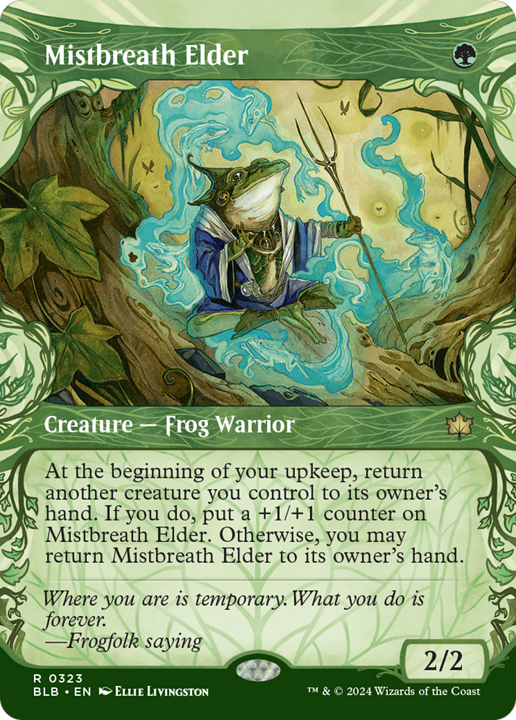 Image of Mistbreath Elder (Showcase) [Bloomburrow]
