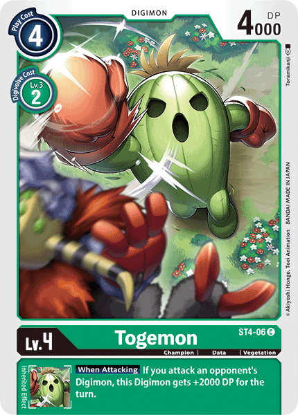 Image of Togemon [ST4-06] [Starter Deck: Giga Green]