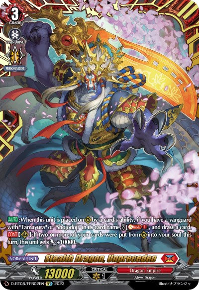Image of Stealth Dragon, Unpreceden (D-BT08/FFR02EN) [Minerva Rising]