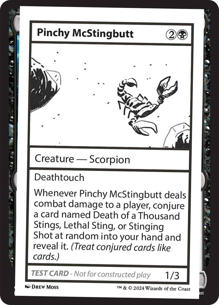 Image of Pinchy McStingbutt [Mystery Booster 2 Playtest Cards]