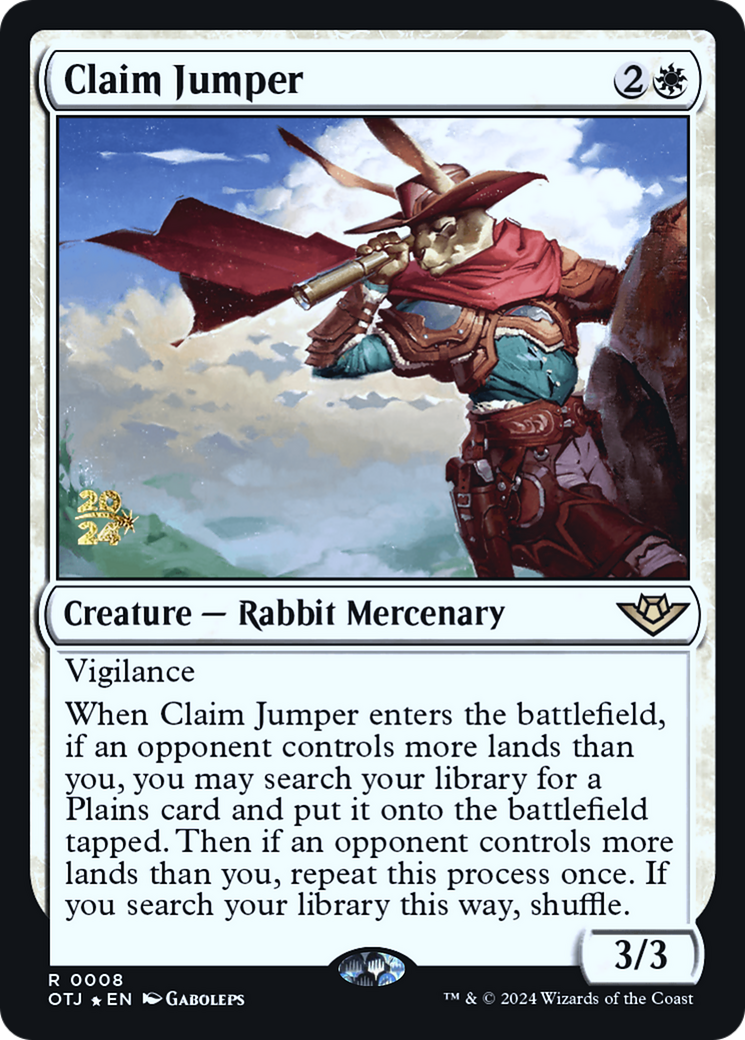 Image of Claim Jumper [Outlaws of Thunder Junction Prerelease Promos]