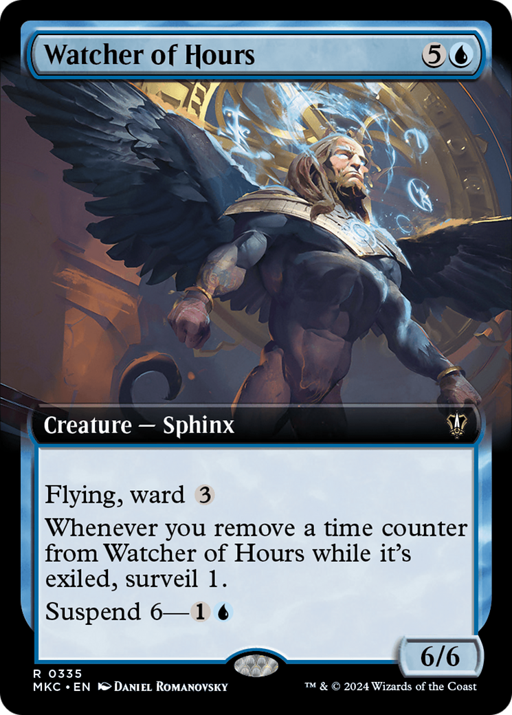 Image of Watcher of Hours (Extended Art) [Murders at Karlov Manor Commander]