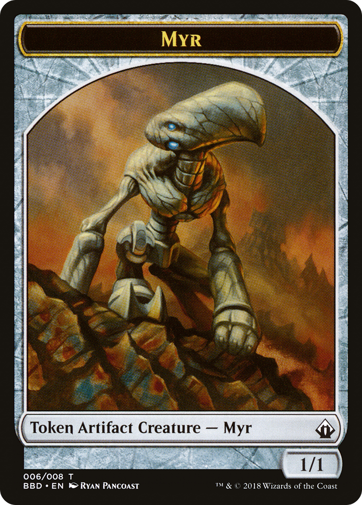 Image of Myr Token [Battlebond Tokens]