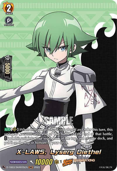 Image of X-LAWS, Lyserg Diethel (D-TB03/SKR035EN) [Shaman King]