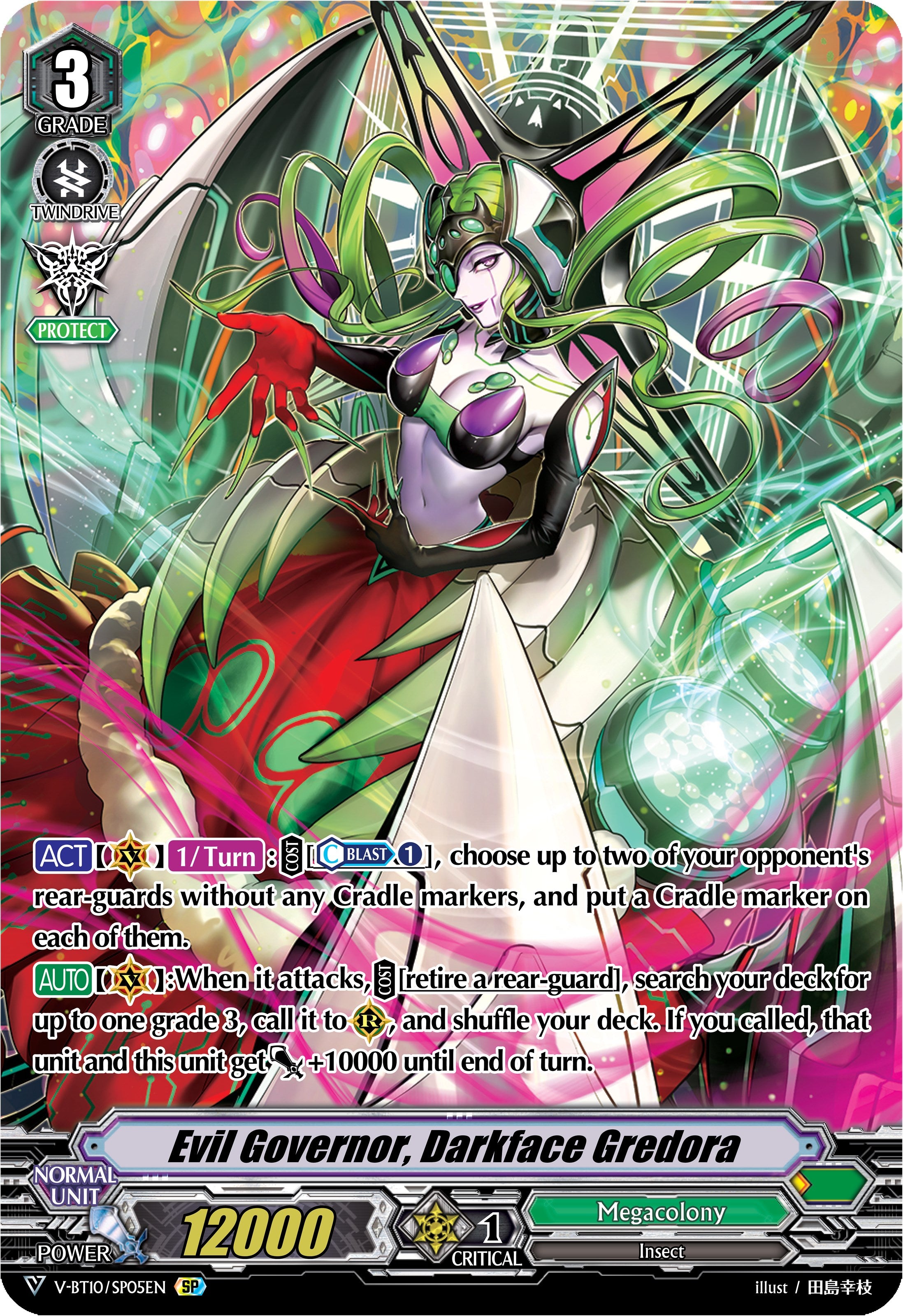 Image of Evil Governor, Darkface Gredora (V-BT10/SP05EN) [Phantom Dragon Aeon]