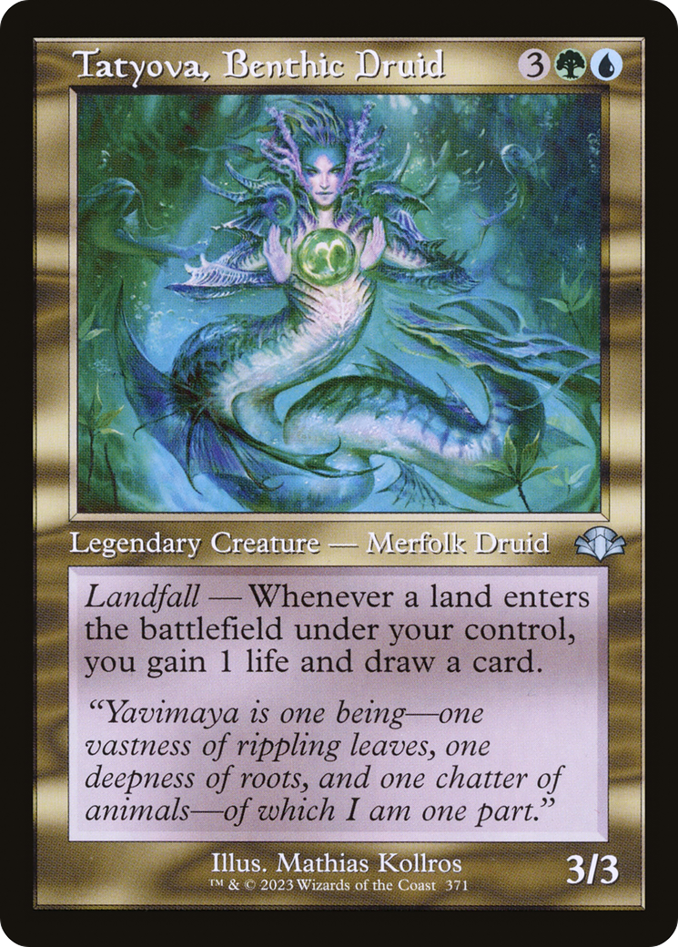 Image of Tatyova, Benthic Druid (Retro) [Dominaria Remastered]