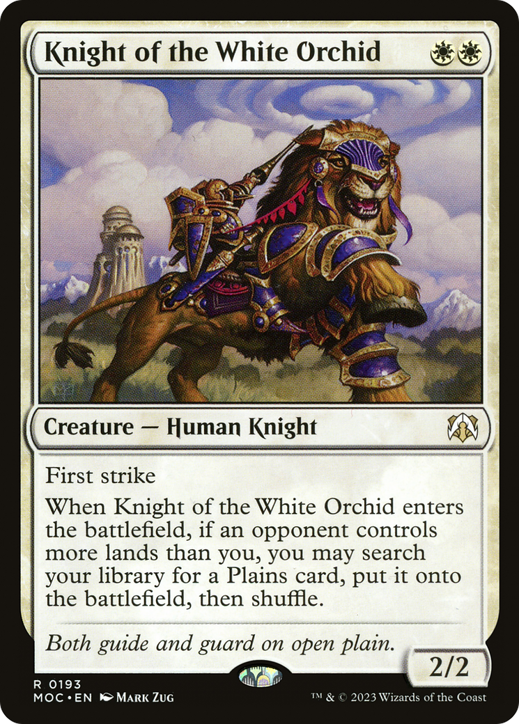 Knight of the White Orchid [March of the Machine Commander]